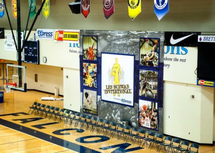 Les Schwab Backboard Banners