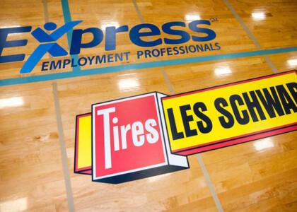 Les Schwab Floor Graphics